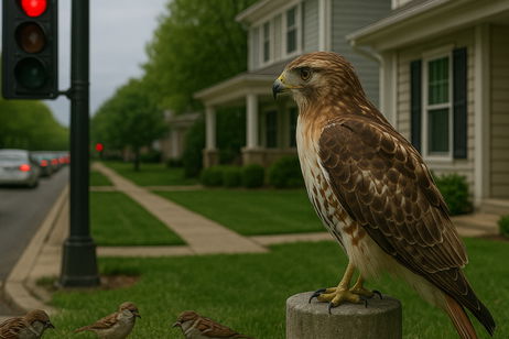 Los halcones de las ciudades han evolucionado por los semáforos: atacan dependiendo del color Los halcones de las ciudades han evolucionado por los semáforos: atacan dependiendo del color
